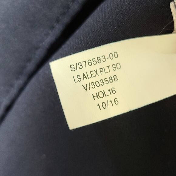 Banana Republic Pleasant Pleated Blouse Blue - Picture 8 of 8